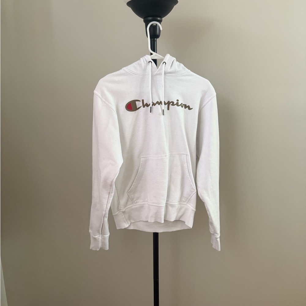 Champion White Hoodie